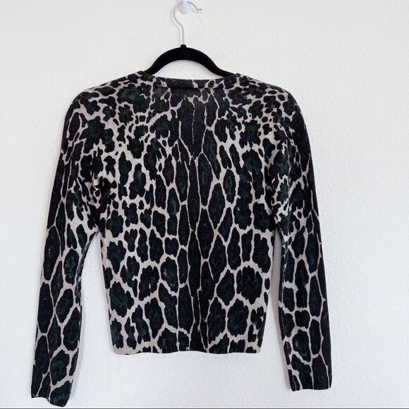 samantha sung carolina 100% cashmere cardigan size XS color: Klim Olive green - Picture 5 of 8